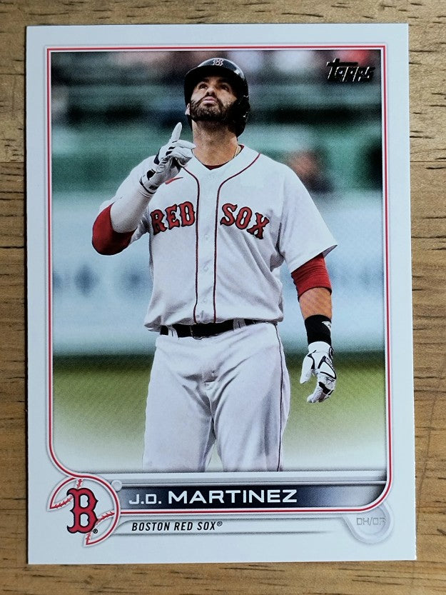 2022 Topps #182 J.D. Martinez
