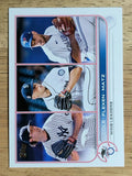 2022 Topps #270 Gerrit Cole/Chris Flexen/Steven Matz LL