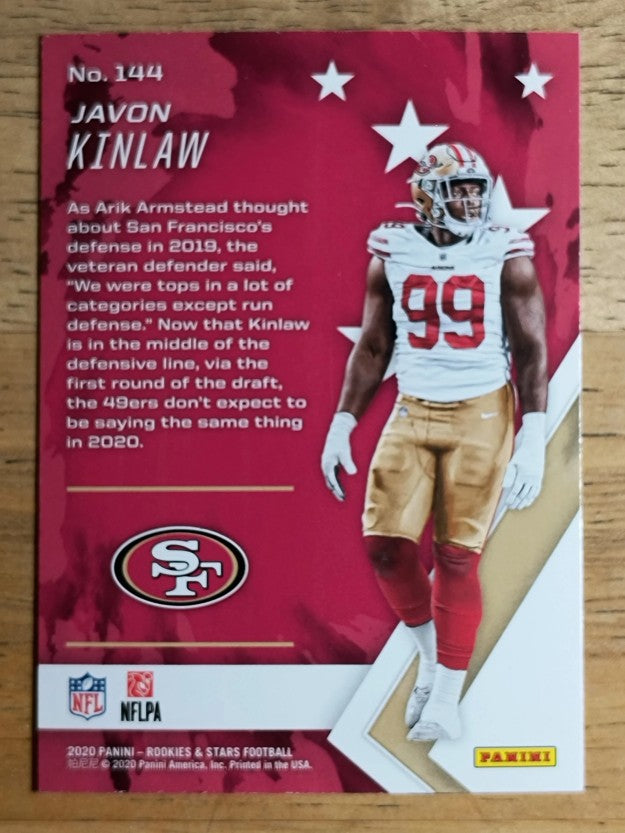 2020 Rookies and Stars #144 Javon Kinlaw RC