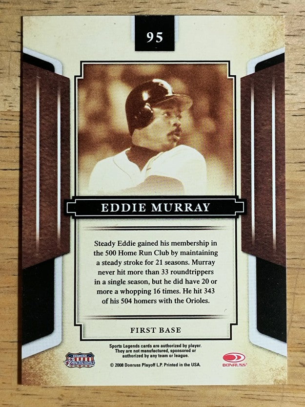 2008 Donruss Sports Legends #95 Eddie Murray