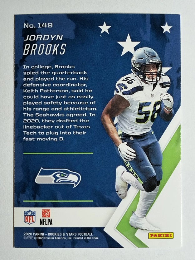 2020 Rookies and Stars #149 Jordyn Brooks RC