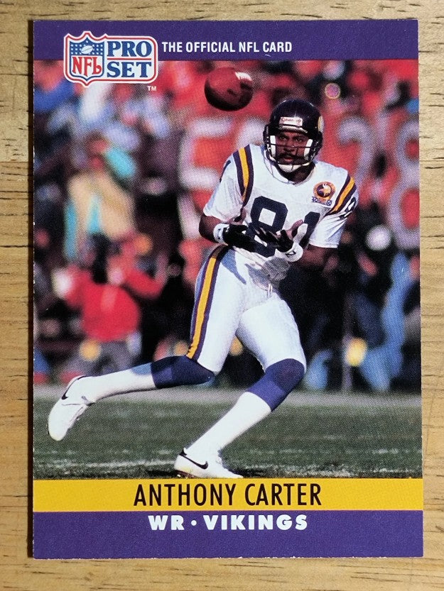 1990 Pro Set #187 Anthony Carter