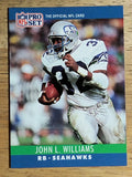 1990 Pro Set #306 John L. Williams