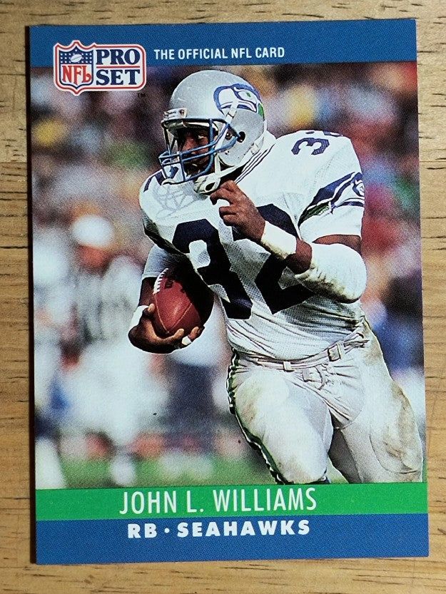 1990 Pro Set #306 John L. Williams