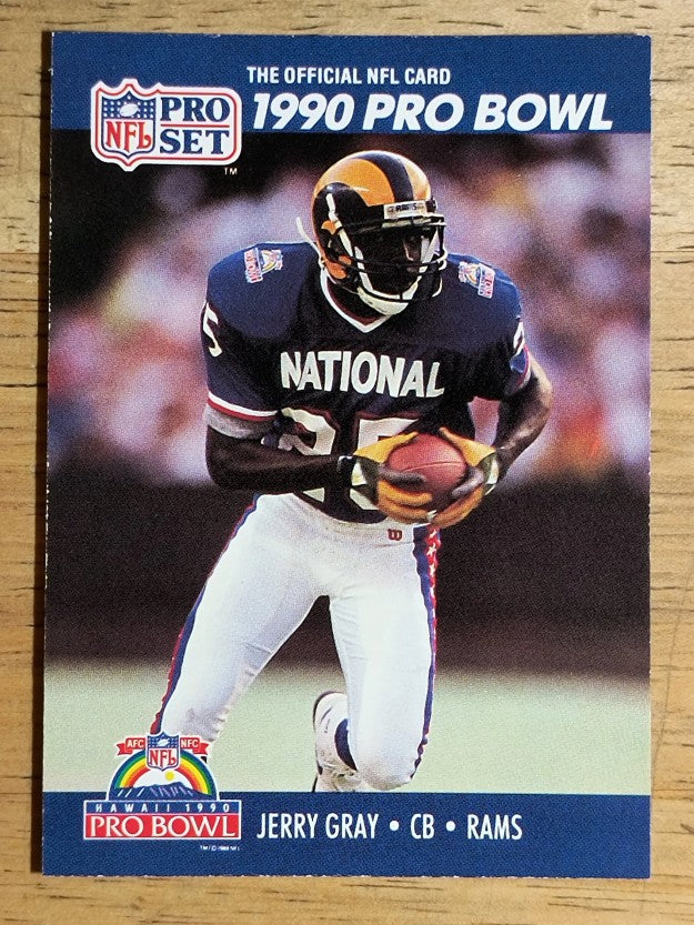 1990 Pro Set #391 Jerry Gray PB