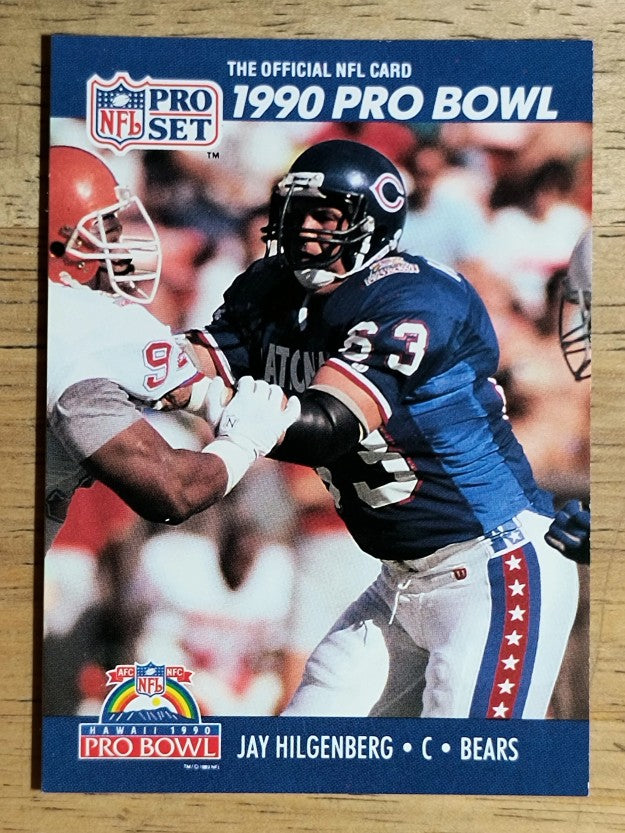 1990 Pro Set #394 Jay Hilgenberg PB