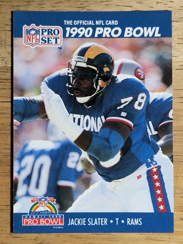 1990 Pro Set #417 Jackie Slater PB
