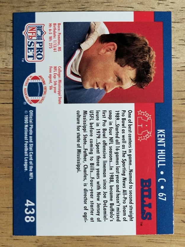 1990 Pro Set #438 Kent Hull