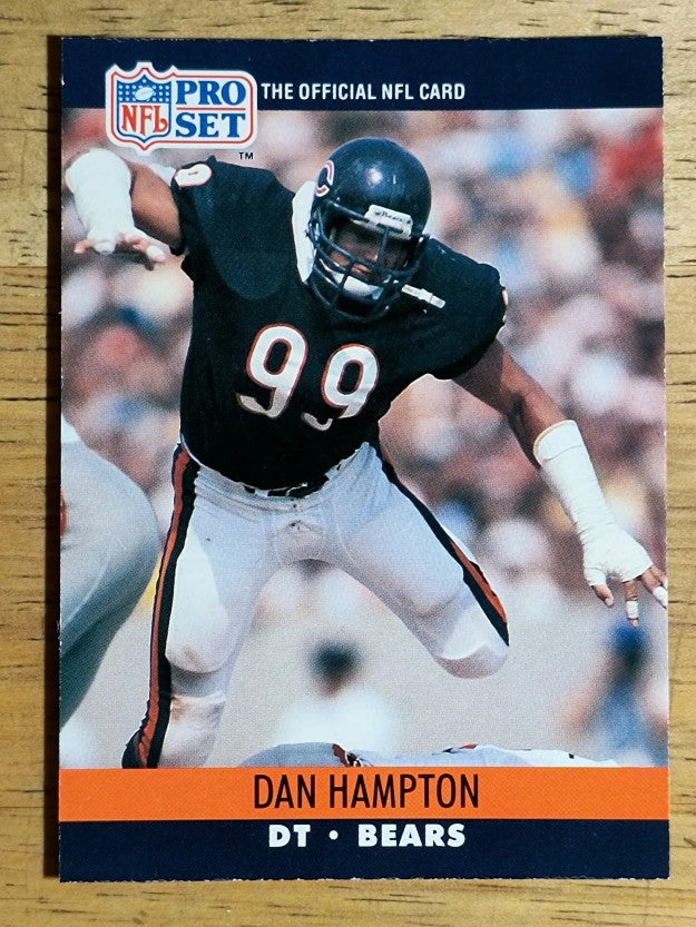 1990 Pro Set #449B Dan Hampton/Card back says DT