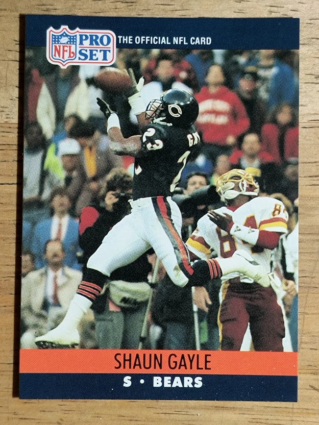 1990 Pro Set #450 Shaun Gayle RC