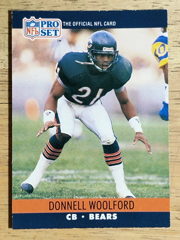 1990 Pro Set #459 Donnell Woolford
