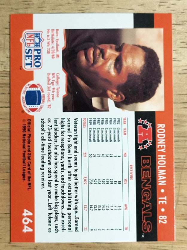 1990 Pro Set #464 Rodney Holman