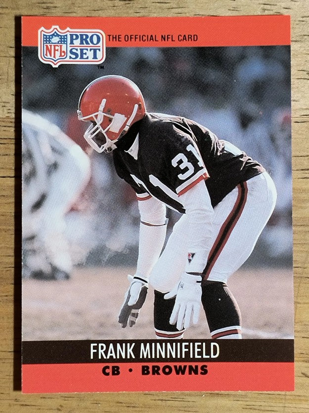 1990 Pro Set #475 Frank Minnifield