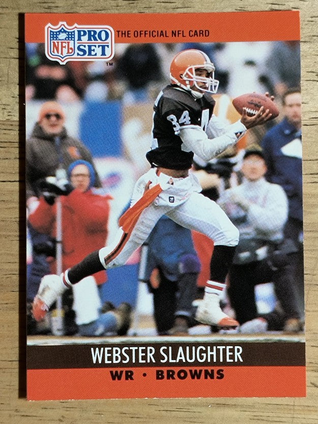 1990 Pro Set #477 Webster Slaughter