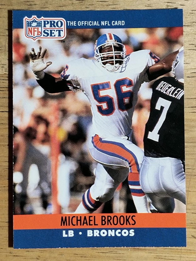 1990 Pro Set #485 Michael Brooks RC
