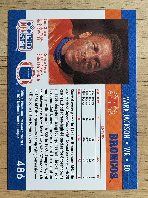 1990 Pro Set #486 Mark Jackson