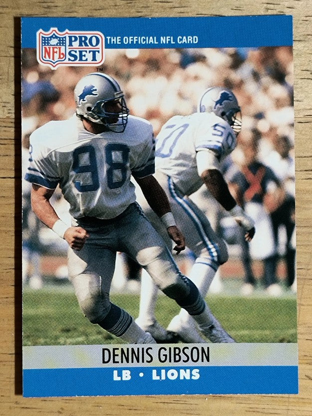 1990 Pro Set #495 Dennis Gibson