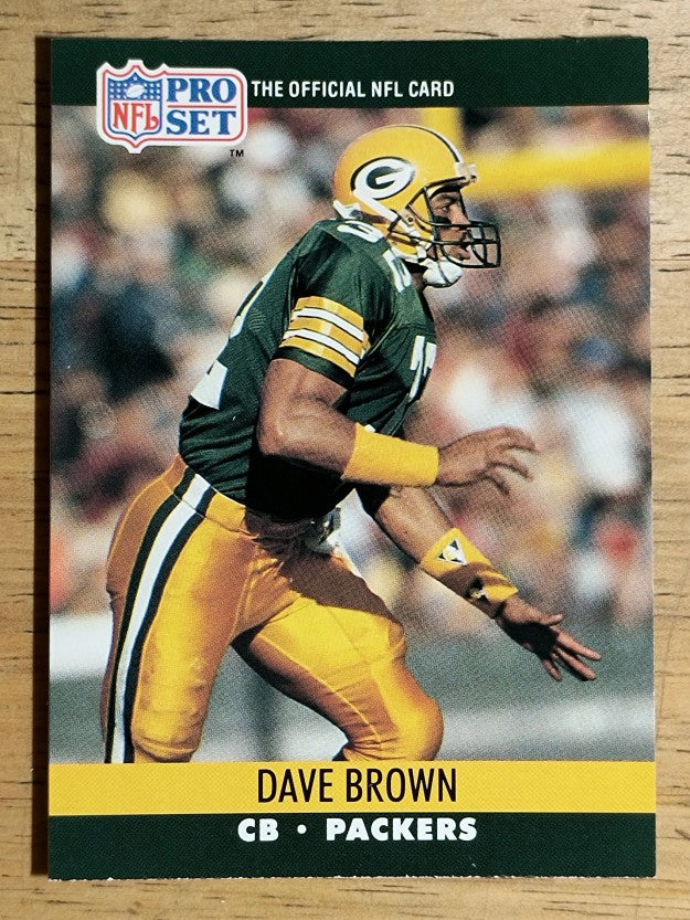 1990 Pro Set #499 Dave Brown DB