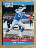 1990 Pro Set #511 Haywood Jeffires RC