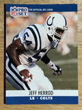 1990 Pro Set #524 Jeff Herrod RC