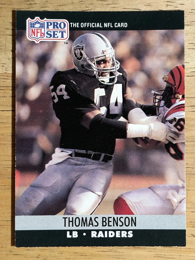 1990 Pro Set #540 Thomas Benson RC