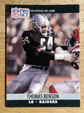 1990 Pro Set #540 Thomas Benson RC