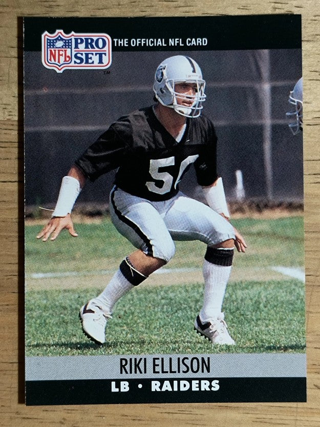1990 Pro Set #543 Riki Ellison
