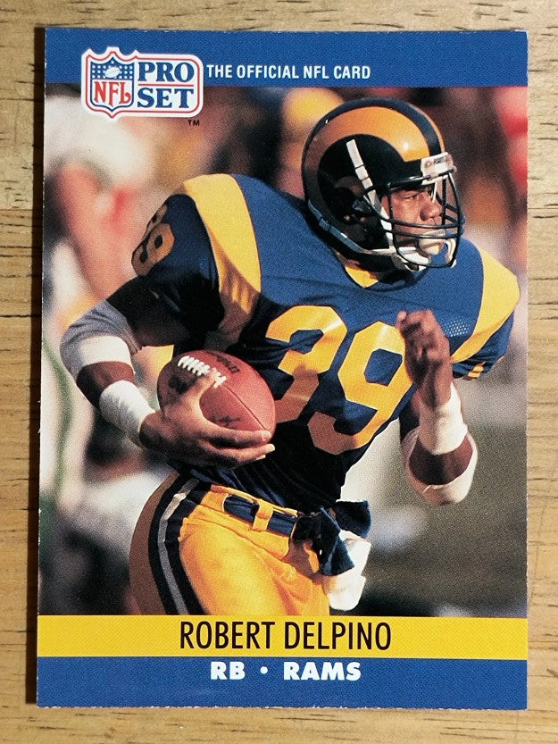 1990 Pro Set #550 Robert Delpino