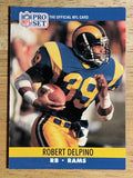 1990 Pro Set #550 Robert Delpino