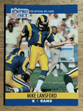 1990 Pro Set #552 Mike Lansford