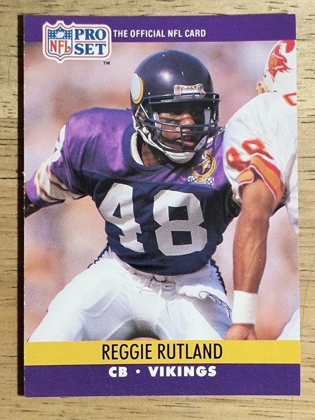 1990 Pro Set #573 Reggie Rutland RC