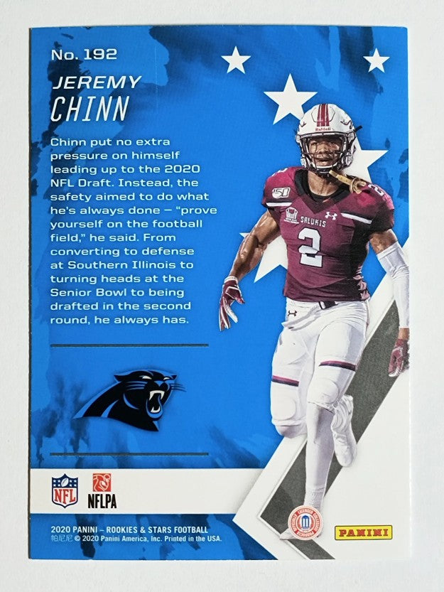 2020 Rookies and Stars #192 Jeremy Chinn RC