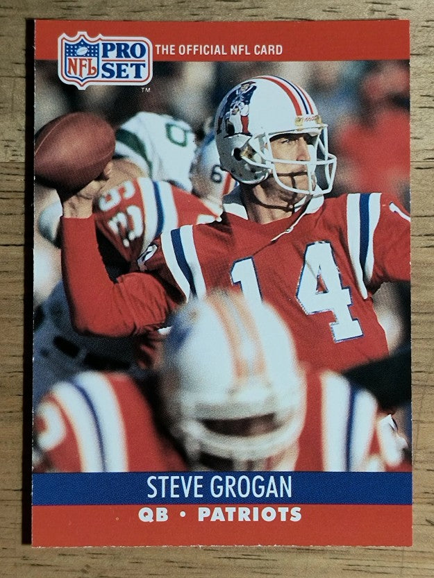 1990 Pro Set #580 Steve Grogan