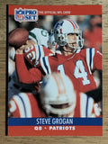 1990 Pro Set #580 Steve Grogan