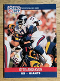 1990 Pro Set #591 Ottis Anderson