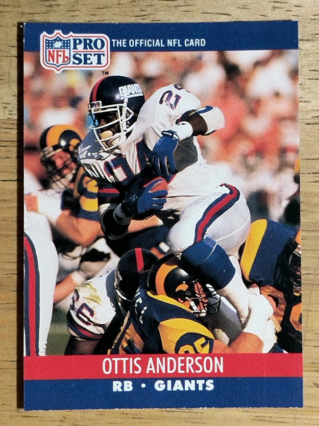 1990 Pro Set #591 Ottis Anderson