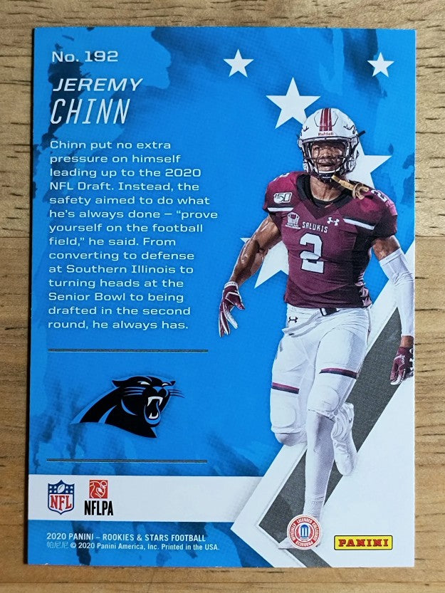 2020 Rookies and Stars #192 Jeremy Chinn RC