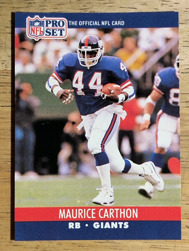 1990 Pro Set #593 Maurice Carthon
