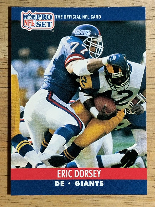1990 Pro Set #594 Eric Dorsey RC