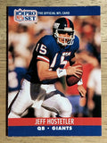1990 Pro Set #596 Jeff Hostetler RC