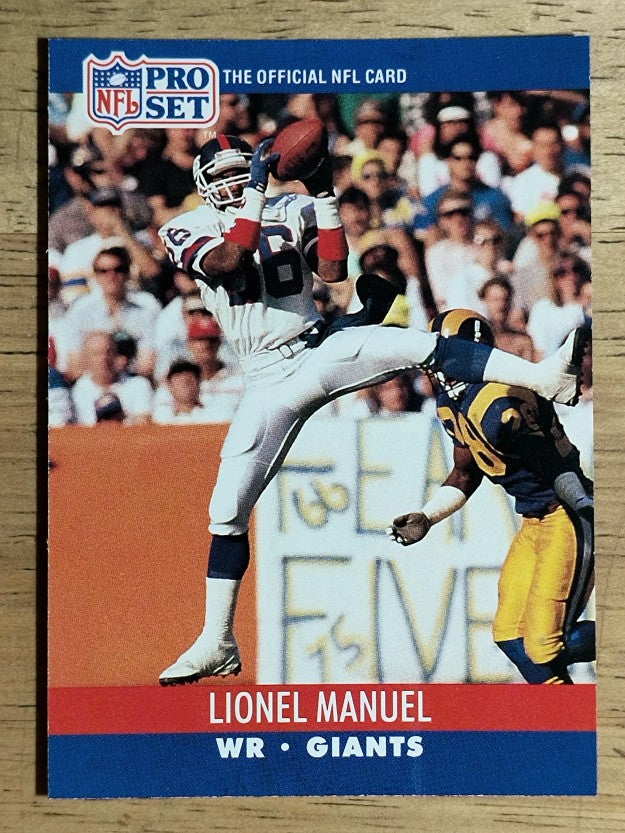 1990 Pro Set #598 Lionel Manuel