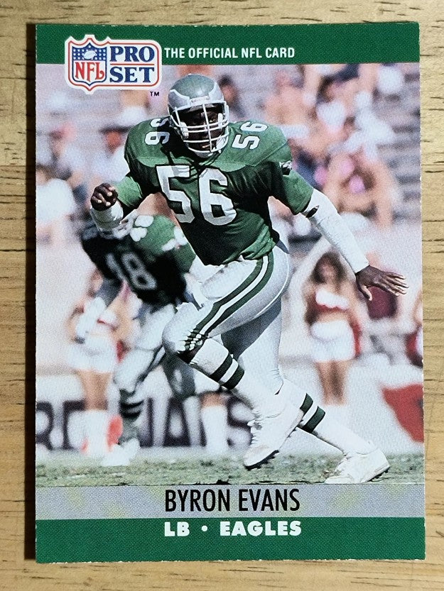 1990 Pro Set #605 Byron Evans RC