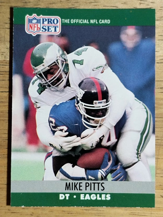 1990 Pro Set #611 Mike Pitts