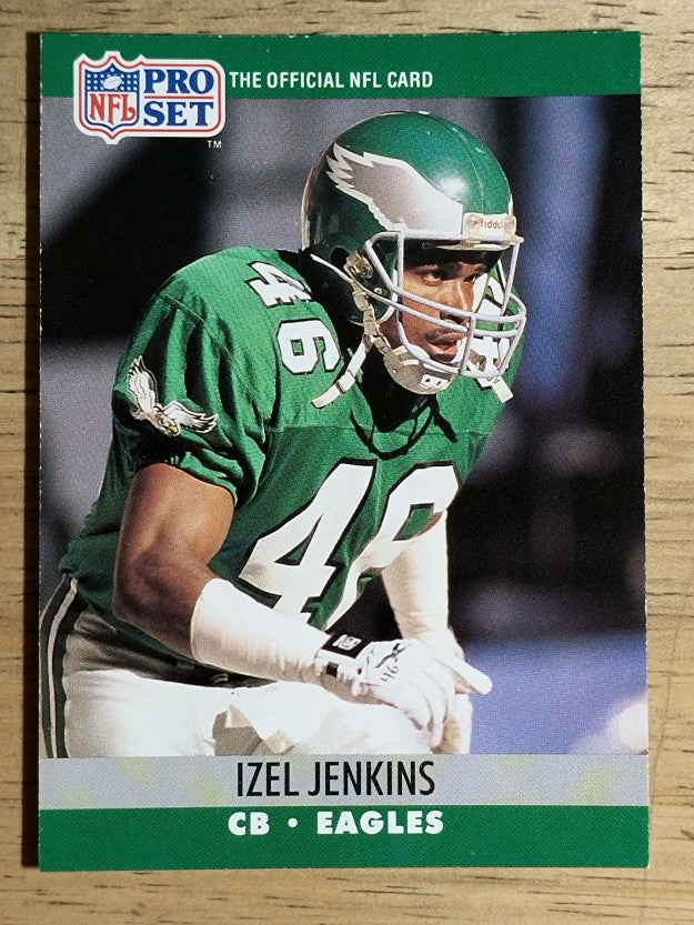1990 Pro Set #612 Izel Jenkins RC