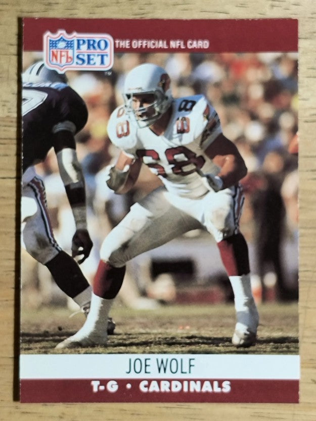 1990 Pro Set #620 Joe Wolf