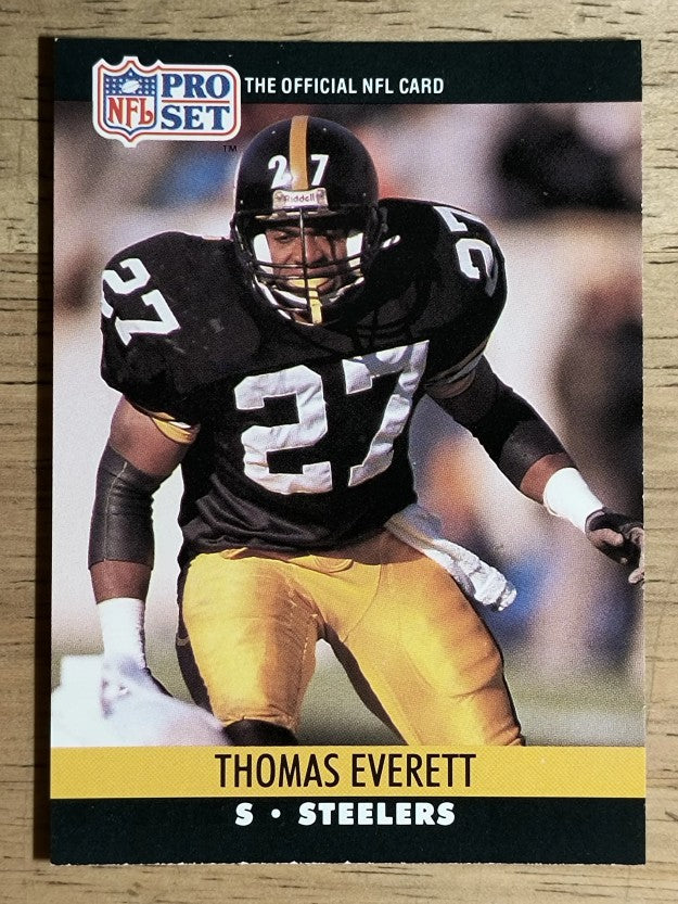 1990 Pro Set #622 Thomas Everett