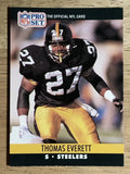 1990 Pro Set #622 Thomas Everett