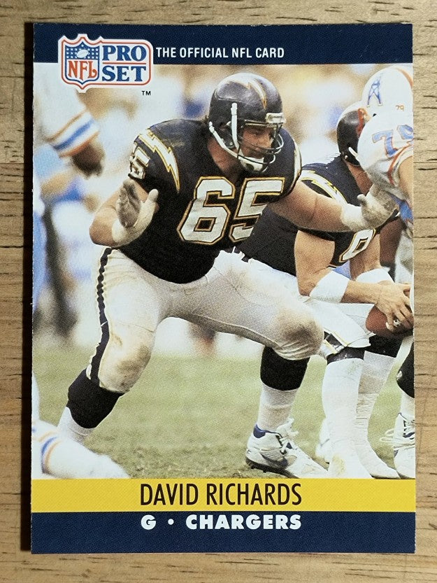 1990 Pro Set #633B David Richards RC COR/Back says G