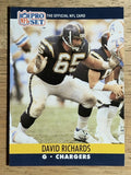 1990 Pro Set #633B David Richards RC COR/Back says G