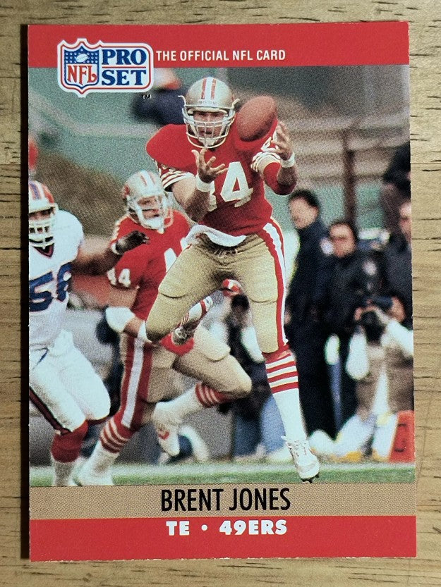 1990 Pro Set #639 Brent Jones RC